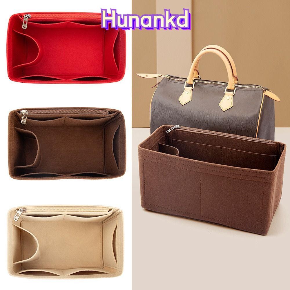 Hunan Felt Insert กระเป๋าโท้ตทนทานกระเป๋าด้านในสําหรับ LV Speedy 25 30 35