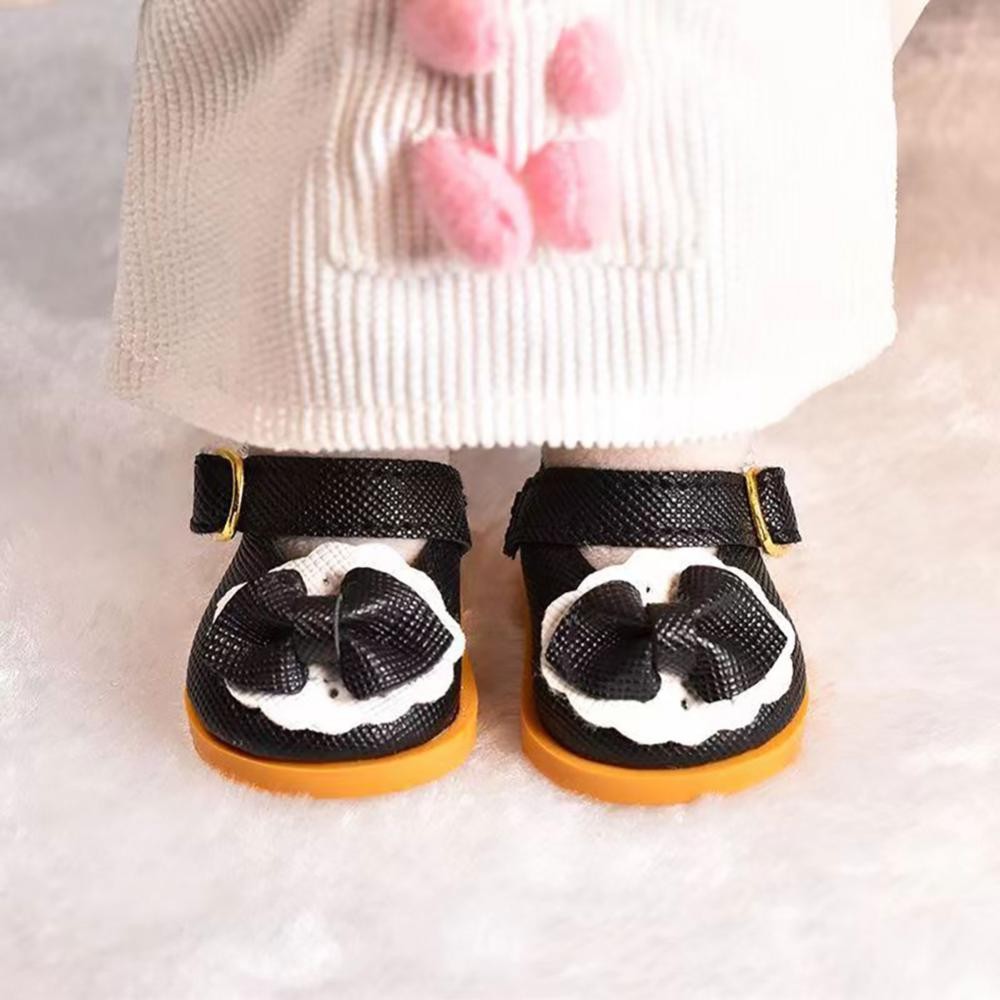 JULIEFASHION รองเท้าหนังเหมาะสําหรับ 20 ซม.ตุ๊กตาผ้าฝ้ายรองเท้าเจ้าหญิงของเล่น Casual Bow รองเท้าตุ๊กตาอุปกรณ์เสริม DIY ตุ๊กตาของเล่น D5Z4 ราคา ถูกที่สุด ดีลบีเคเค แกลเลอรีภาพที่ 5