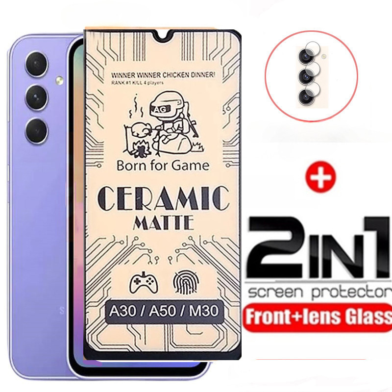 2 in 1 กล้องป้องกันฟิล์มสําหรับ Samsung M35 5G สําหรับ Samsung Galaxy Galaxy M15 M55 M14 M34 M54 M53