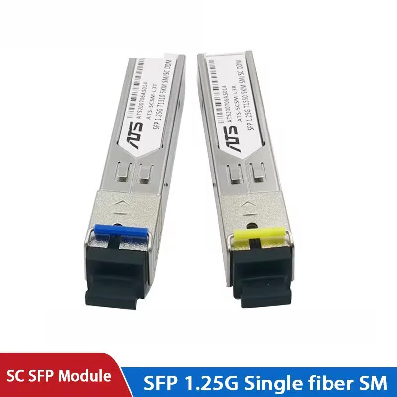 SC SFP โมดูลขั้วต่อ 1.25G SC BiDi 1310nm/1550nm WDM สวิทช์ SFP Transceiver โมดูลพร้อมสวิตช์ฟังก์ชั่น DDM
