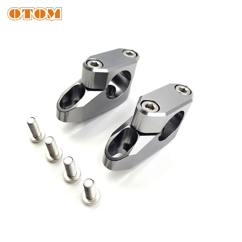 Mo OTOM Motorcycle Handlebar Riser Move Front Rear Clamps For Honda Yamaha Kawasaki Suzuki KTM 125-6