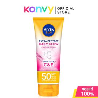 NIVEA Sun นีเวีย เซรั่มกันแดดสำหรับผิวกาย 180ml (Daily Moist/Daily White/Radiance & Smooth/Soothing & Fresh)