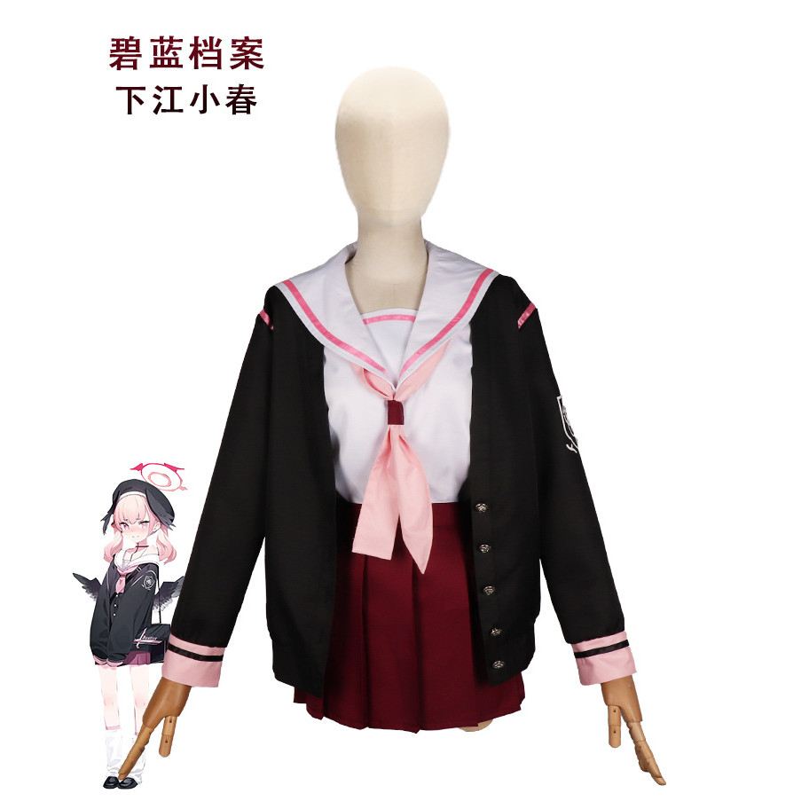 Shimoe Koharu cosplay Blue Archive cosplay Suit Koharu Shimoe cosplay Costume Female Sailor Suit