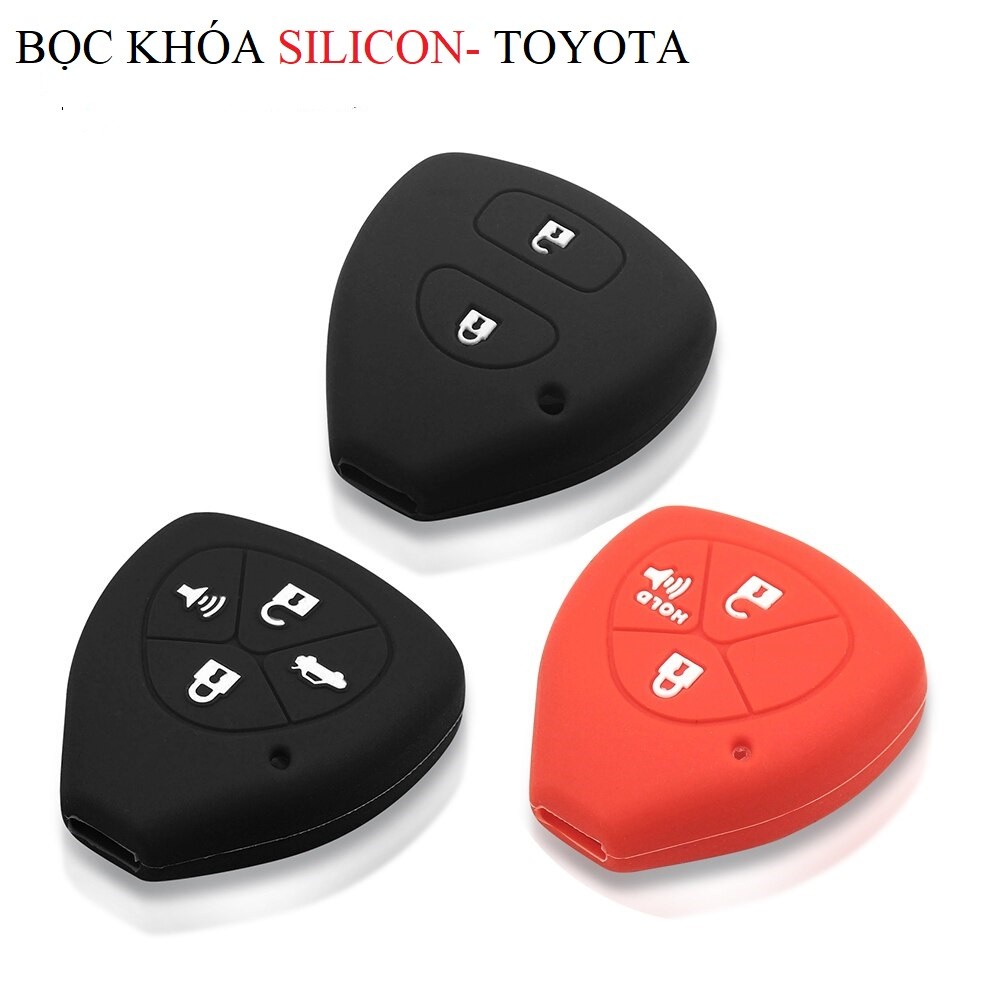 ฝาครอบกุญแจTOYOTA SILICON (PK168) INOVA-Camry- RAV4- ปลอกกุญแจรถ Vios-Yaris