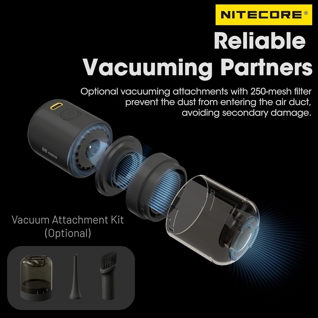 Nitecore BB Nano เครื่องเป่าลมถ่ายภาพอิเล็กทรอนิกส์อเนกประสงค์แบบพกพา