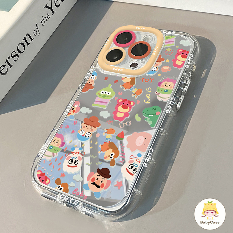 การ์ตูนตลกน่ารักเรื่องราวของเล่นที่มีความสุข เคสไอโฟน 13 11 16 15 12 14 Pro Max 7Plus XR 7 8 16 15 Plus XS X Max SE 2020