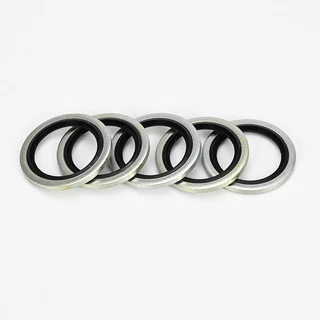 Urlwall ชุดปะเก็นปิดผนึก 10 ชิ้น M6-M30 ขนาดปะเก็นชุบสังกะสีสีขาว Fastener ชุดซีล