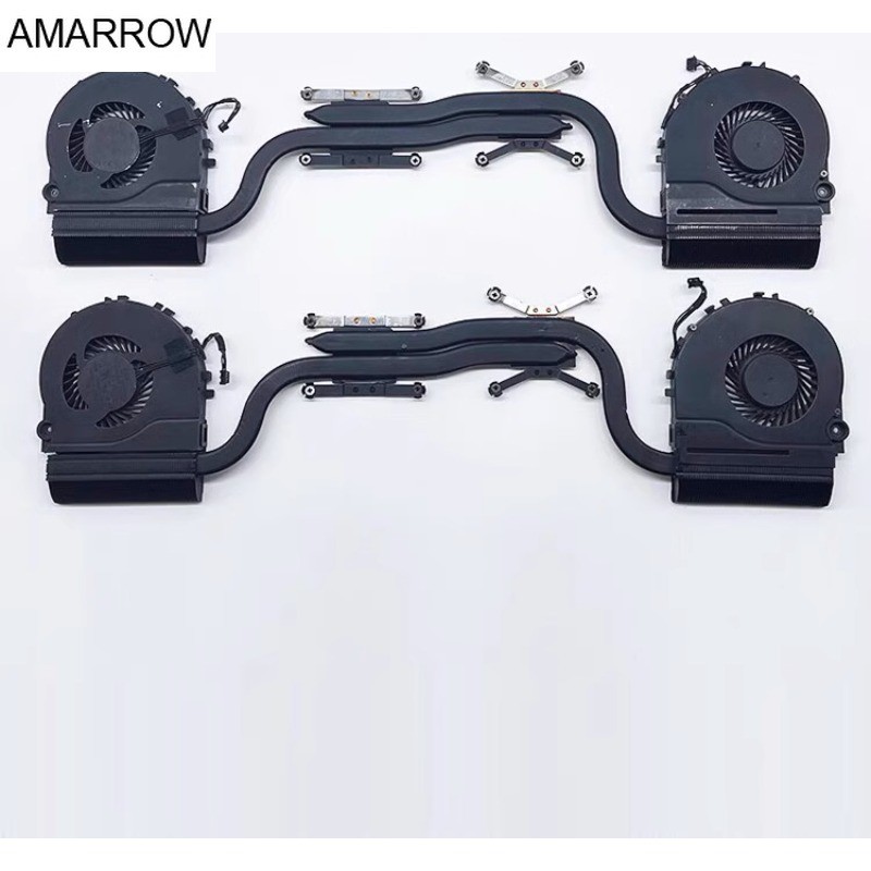 พัดลมระบายความร้อน CPU แล็ปท็อปสําหรับ ThundeRobot TR 911-M3 M2 M1 E1 S2E S5A T2A S1g ฮีทซิงค์หม้อน้