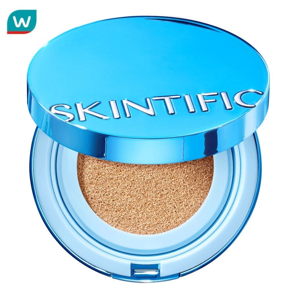 Skintific สคินทิฟฟิค เพอร์เฟกต์ สเตย์ เวลเวท แมทท์ คุชชั่น 11ก. 03N เนเชอรัล พีเทล