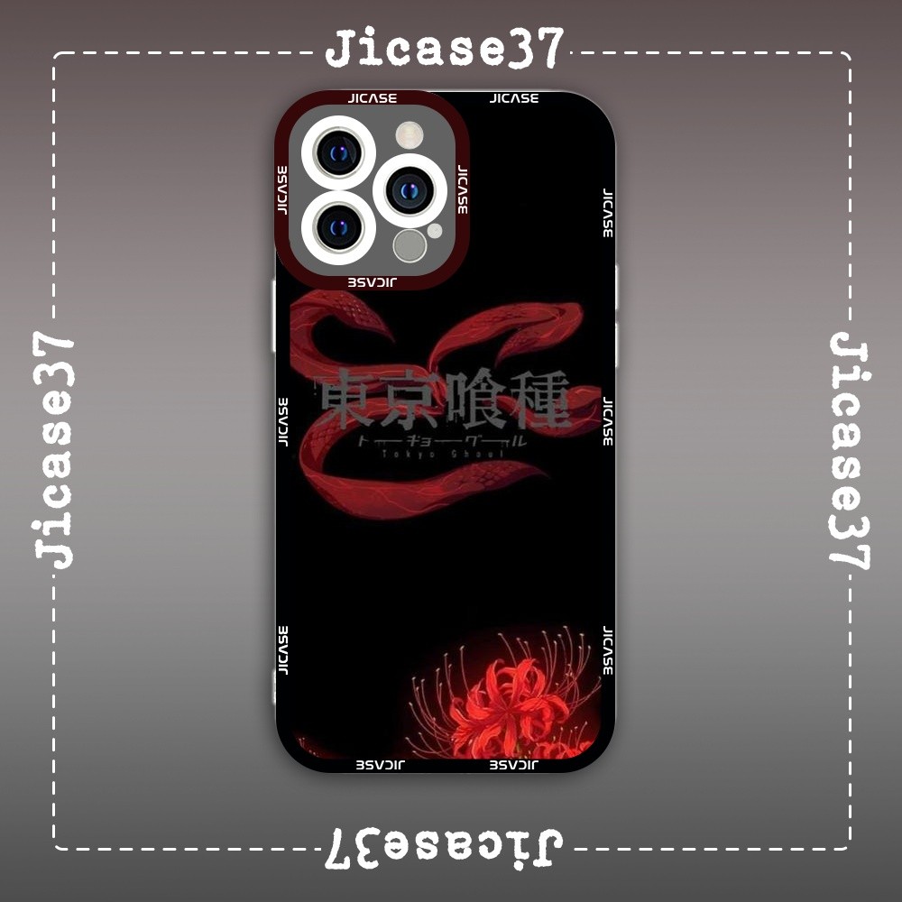 Square Edge iPhone Case Samsung Xiaomi Oppo อะนิเมะ Tokyo Ghoul Tokyo Ghoul Tokyo Ghoul Tokyo ghoul 