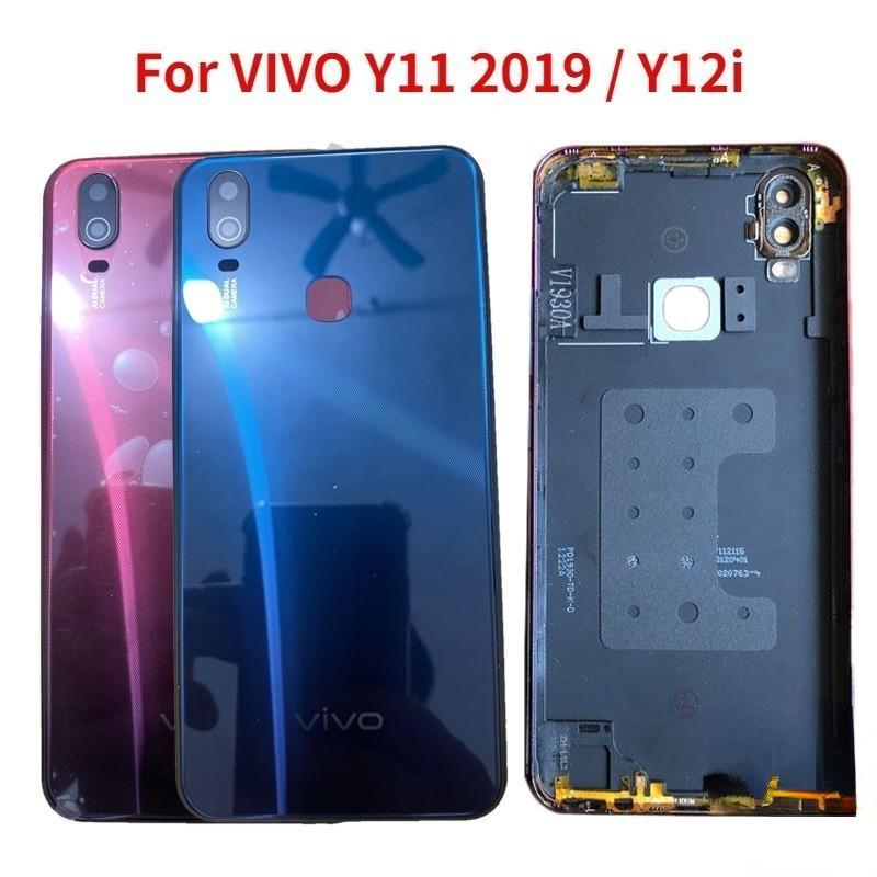 ฝาหลังแบตเตอรี่สําหรับ VIVO Y11 2019 ฝาหลังแบตเตอรี่ด้านหลังด้านหลังประตูกรณี