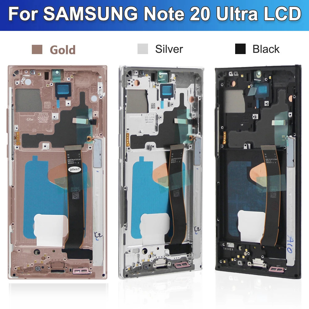 สําหรับ AMOLED สําหรับ Samsung หมายเหตุ 20 Ultra N986B N985 N985F จอแสดงผล Note20 Ultra 5G SM-N986F 