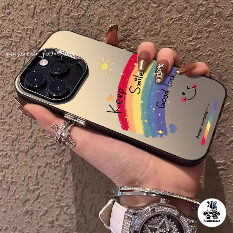 สายรุ้ง เคสโทรศัพท์For Samsung Galaxy A12 A05 A11 A04 A34 A54 A05S A21S A30 A15 A03S A23 A53 A33 A20S กันกระแทก เคส Case - รูปที่ 2