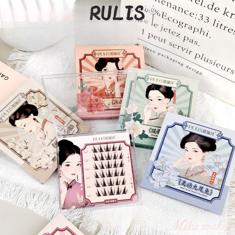 RULIS ขนตาปลอมปราศจากกาวจําลองตามธรรมชาติโฟเจนิกและนุ่มพิเศษ
