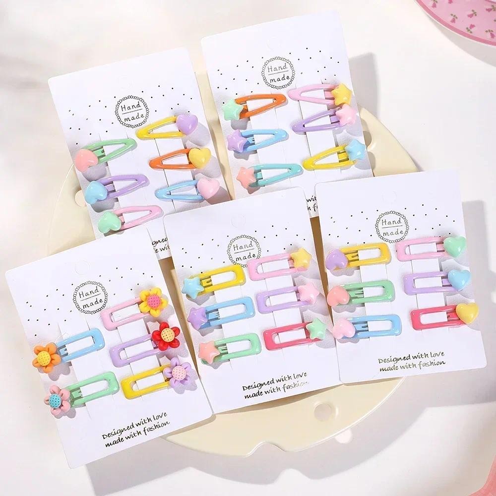 5 ชิ้น Dopamine เรซิ่นเด็ก BB กิ๊บติดผมน่ารักโบว์ผลไม้ Hairpins Headwear สาวเด็กการ์ตูน Bangs ผมหักอุปกรณ์เสริมผมของขวัญ