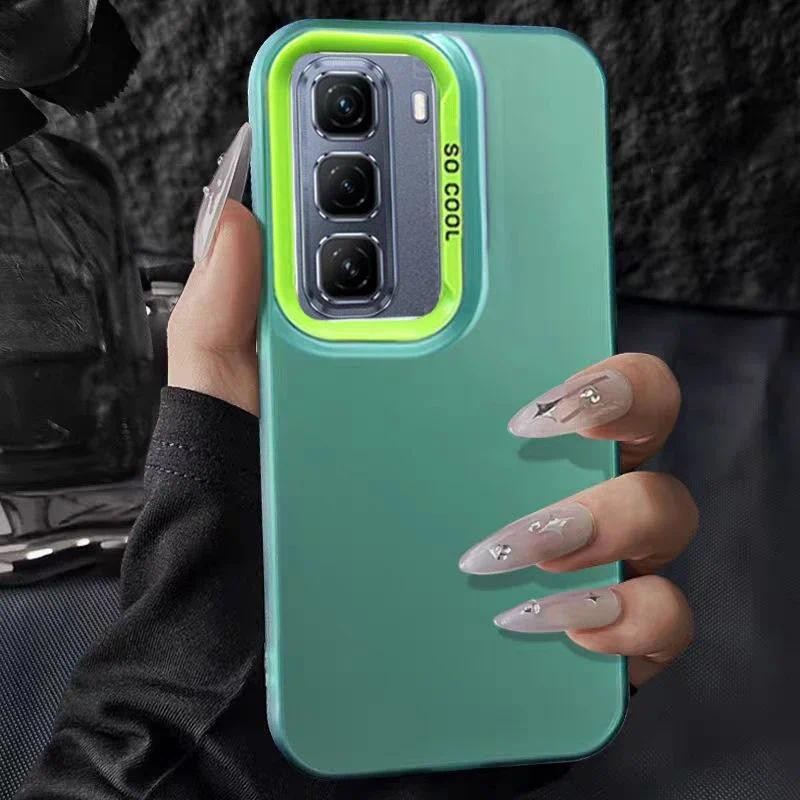 เคสโทรศัพท์สําหรับ Infinix Hot 50 4G5G Infinix Hot 50 Pro 4G Pro Plus 4G สีสัน IMD ฝาครอบ Hard Case ป้องกัน