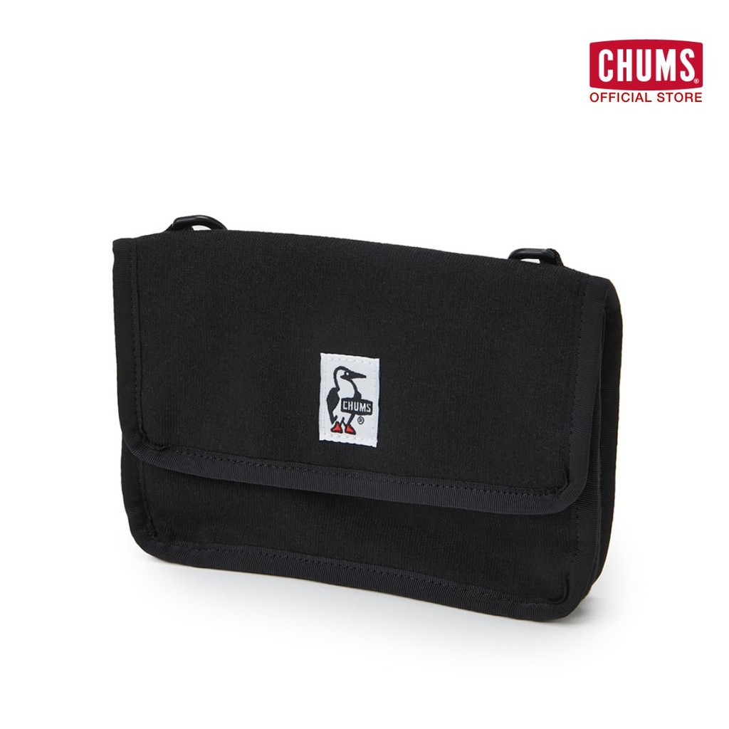 CHUMS Mini Pouch Sweat / กระเป๋าสะพายข้าง crossbody กระเป๋าใบเล็กใส่มือถือ ผ้านุ่ม shoulder bag ชัมส์