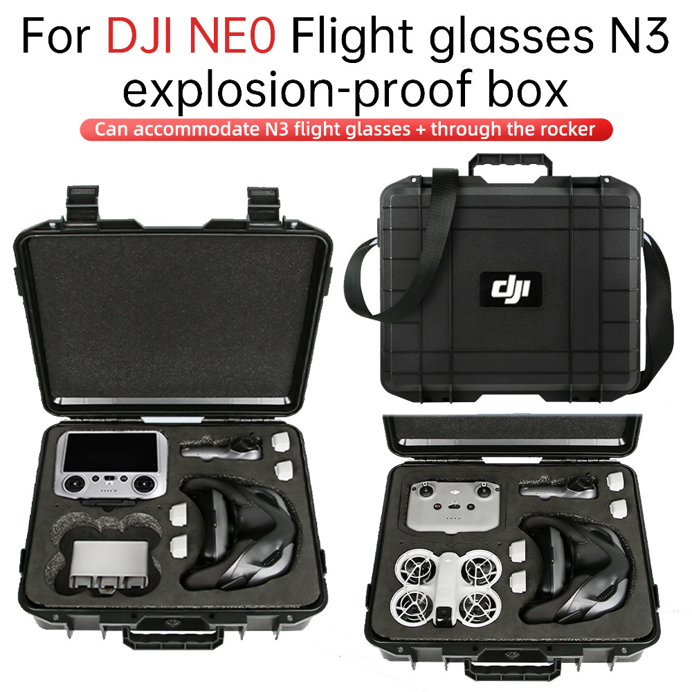 สําหรับ DJI neo Goggles N3 กล่องป้องกันการระเบิดกระเป๋ากันน้ํา DJI neo มือถือ Crossbody อุปกรณ์เสริมแบบพกพา Anti Drop กระเป๋าสะพาย