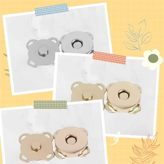 กระดุมแม่เหล็ก แบบเย็บติด แบบขาหนีบ กระดุมแป๊ะ แป๊ะสอย งาน DIY