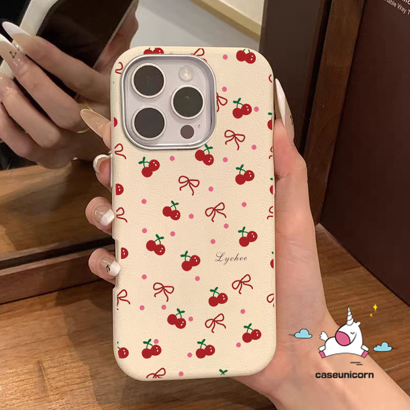 สําหรับ Infinix Smart 7 9 8 6 5 Pro Hot 30i 50i 40i 40 ITEL P55 A70 Hot 11 10 30 9 Play Note 40 30 Pro Tecno Spark GO 1 10 20 Pro 10C 20C Camon 20C Camon 20 น่ารัก Cherry จุด เคสลายการ์ตูนกุทัณฑ์