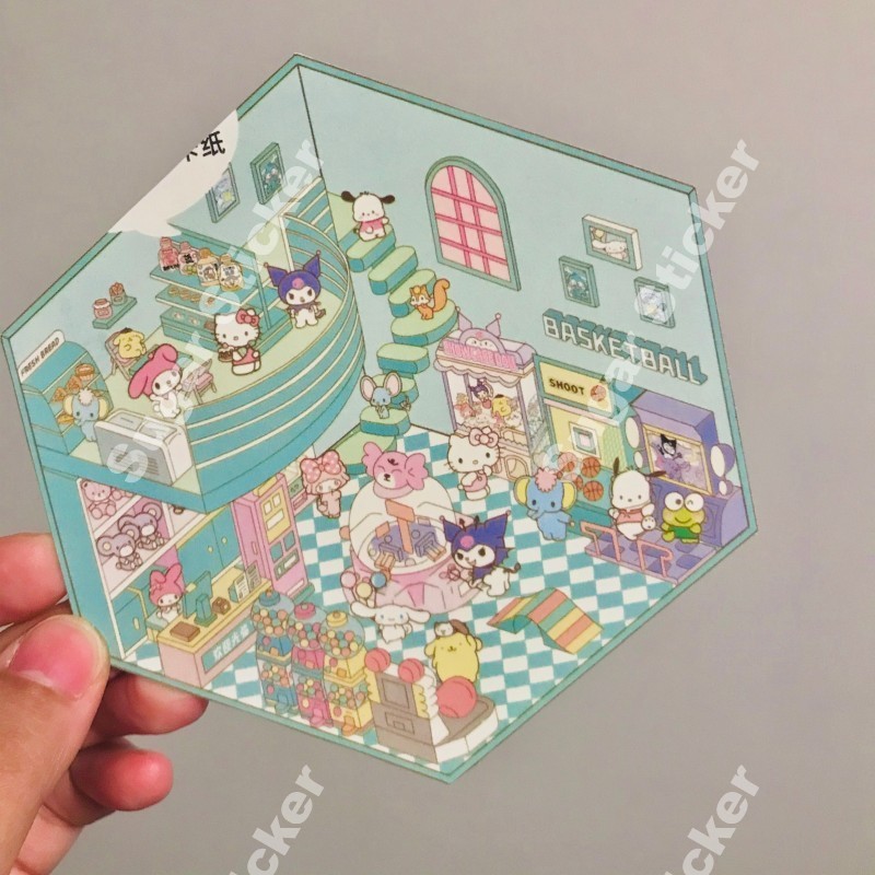 Sugarsticker Sanrio Character Series 4 รูปแบบสติกเกอร์สติกเกอร์กันน้ํากระดาษ วัสดุสมุดภาพชุด ราคา ถูกที่สุด ดีลบีเคเค แกลเลอรีภาพที่ 9