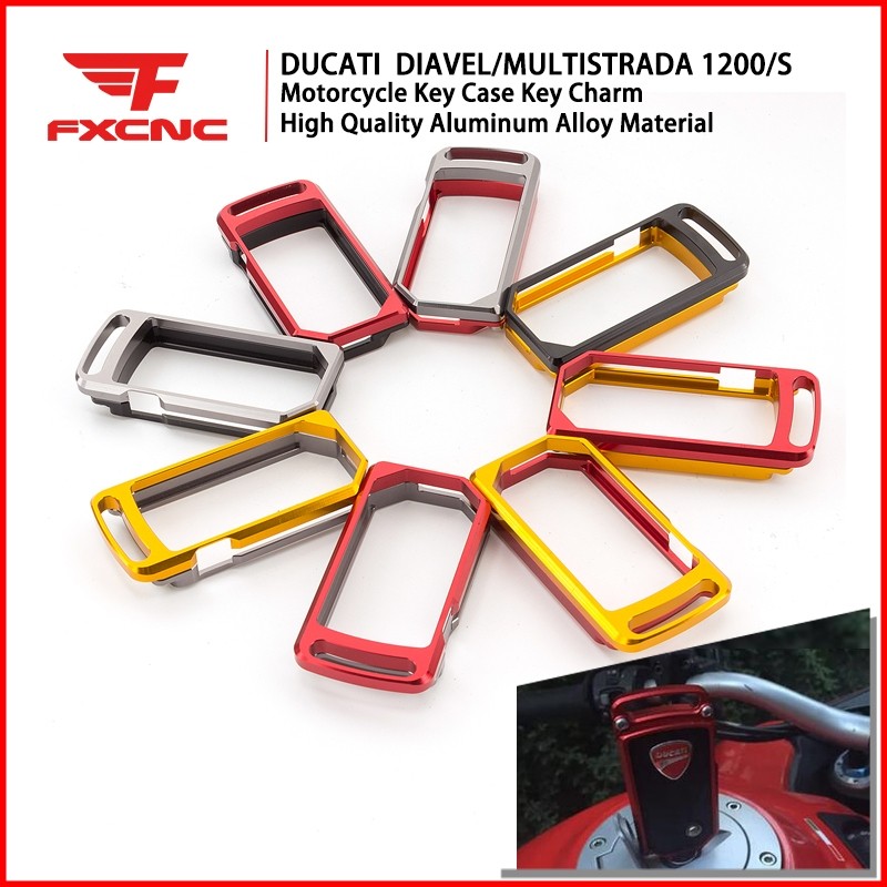 สําหรับ Ducati Multistrada 1200 1200S MTS1200 2010-2014 Diavel 2011-2016 อุปกรณ์เสริมรถจักรยานยนต์ CNC อลูมิเนียมฝาครอบรีโมทกรณี