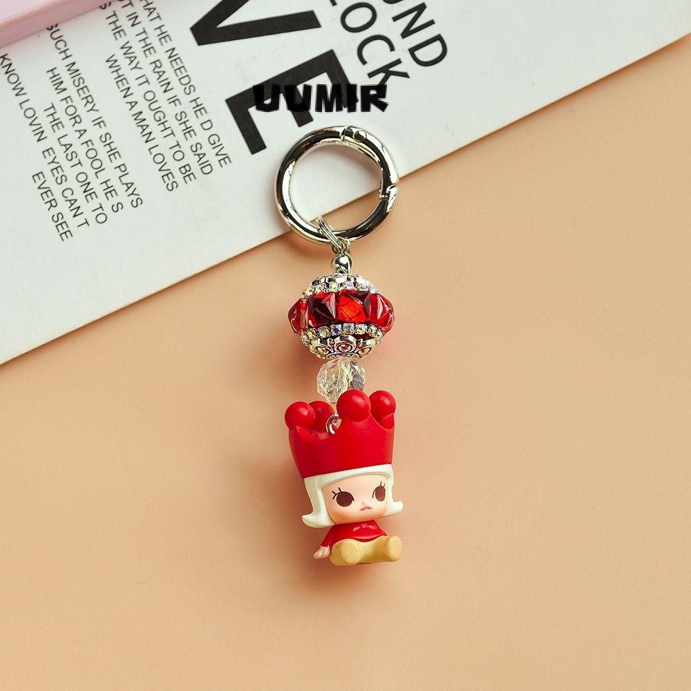 Uumir พวงกุญแจจี้, POPMART Pop Bean Soap Bubbles จี้ห้อยกระเป๋า, กระเป๋าอุปกรณ์เสริมการ์ตูน Kawaii Key Chain