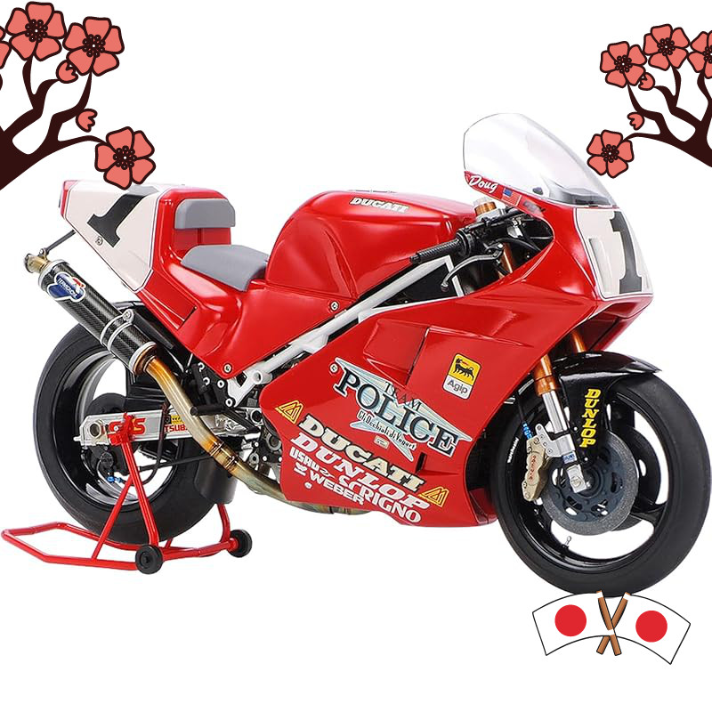 Tamiya 1/12 Motorcycle Series No. 63 Ducati 888 Super Bike Racer Plastic Model 14063