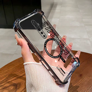 เคสโทรศัพท์ AlphabetCasing OPPO Reno 2 2F 2Z ป้องกันการตกกระแทกซิลิโคนสี่มุมเปลือกนิ่มใส ZM