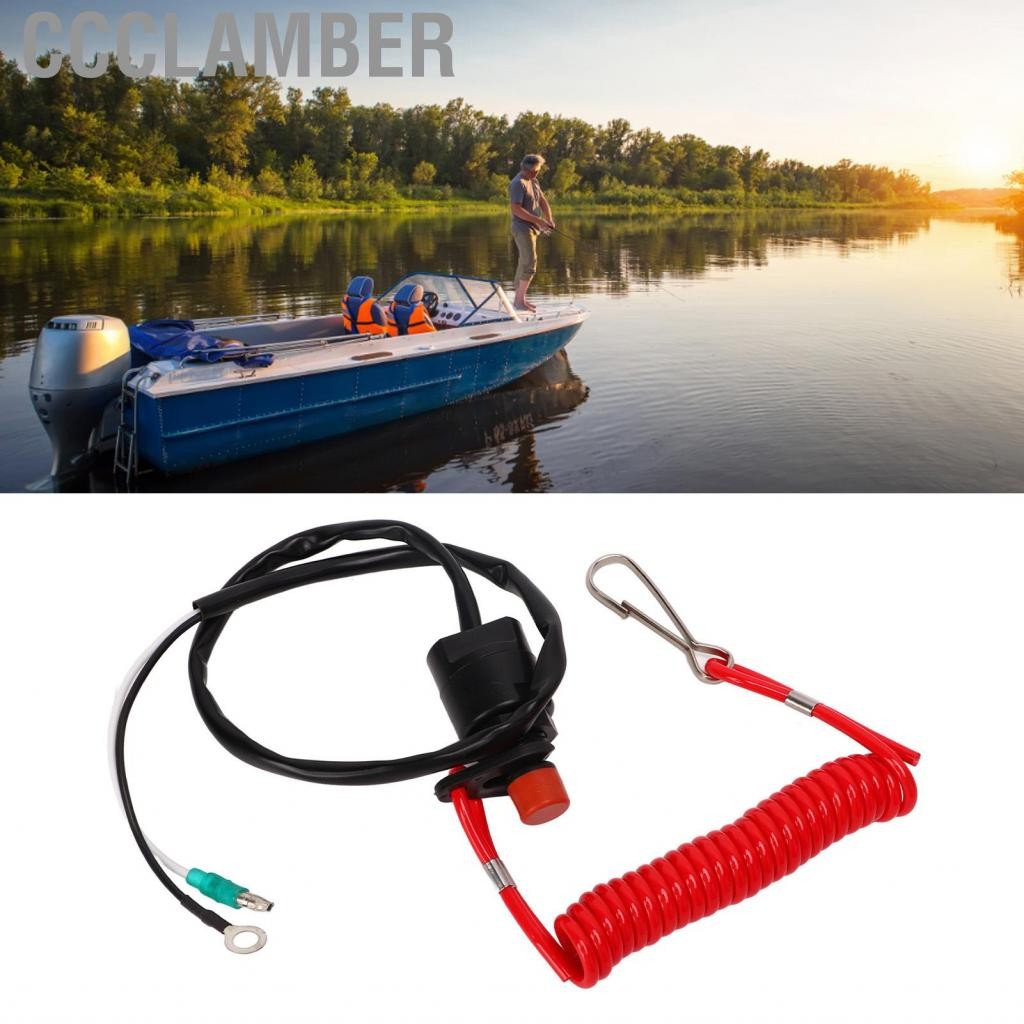 CCclamber Boat Kill Switch Engine Emergency Stop 67d? 82575? 00 ด่วนหยุด 65W? 82575? 01 การติดตั้งง่