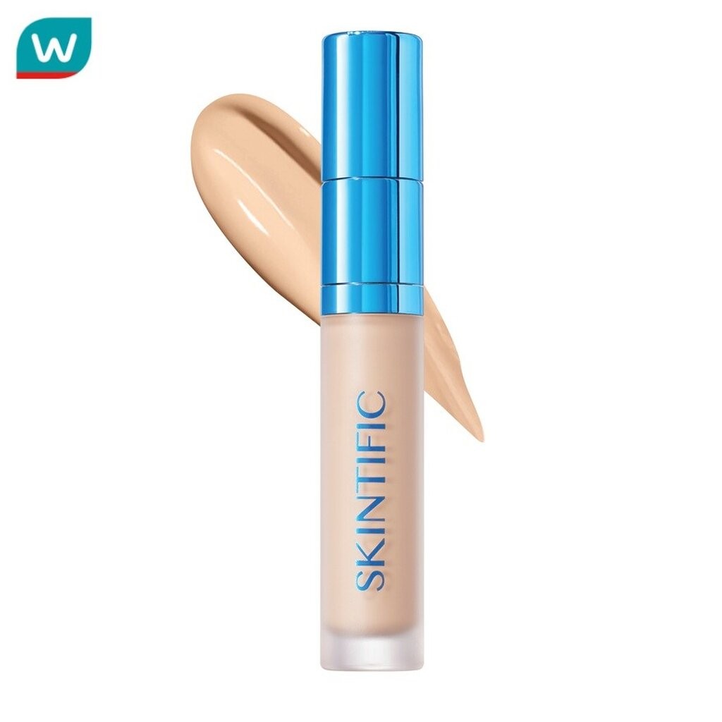 Skintific สคินทิฟฟิค คัฟเวอร์ เพอร์เฟค เซรั่ม คอนซีลเลอร์ 5มล. 02W วอร์ม ไอวอรี่