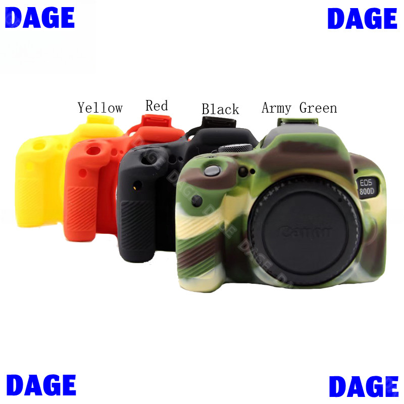 Cod Canon EOS 800D Soft Silicone Rubber Camera Body Cover Case สําหรับ Canon EOS 800D DAGE