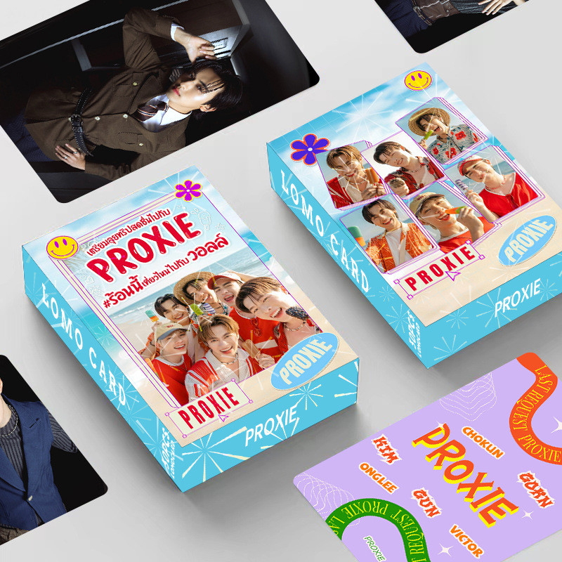 Proxie การ์ดโลโม่โฟโต้การ์ดสองด้าน 30 ชิ้น/กล่อง - ของขวัญในอุดมคติสําหรับนักสะสมและแฟนๆ