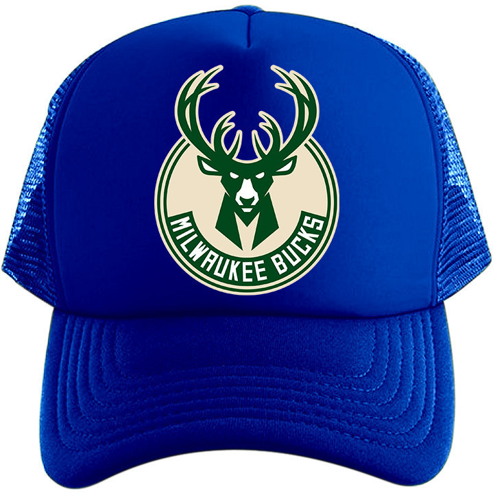 Trucker Cap For Men & Women - NBA Milwaukee Bucks RI9S