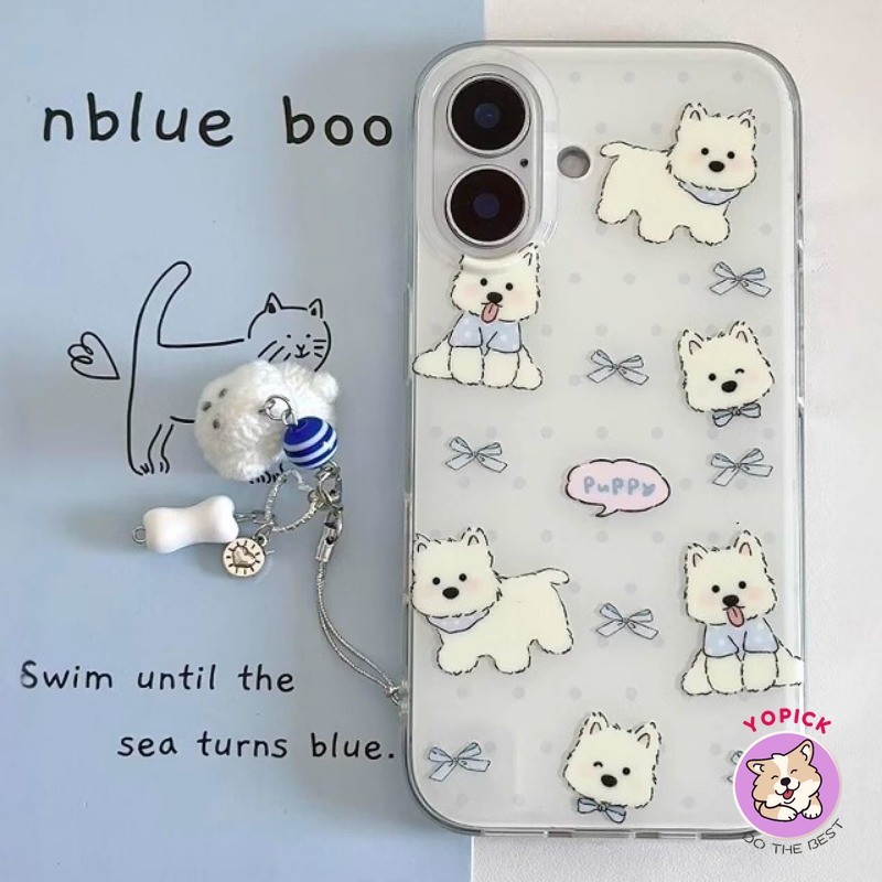 น่ารักลิ้นสุนัขเคสโทรศัพท์สําหรับiphone 11Promax 12Pro 13 14Plus 15Pro Max 16Plus 16Pro XR XS Max 7 8Plusพร้อมโซ่Super Fire Anti Dropฝาครอบป้องกันBB