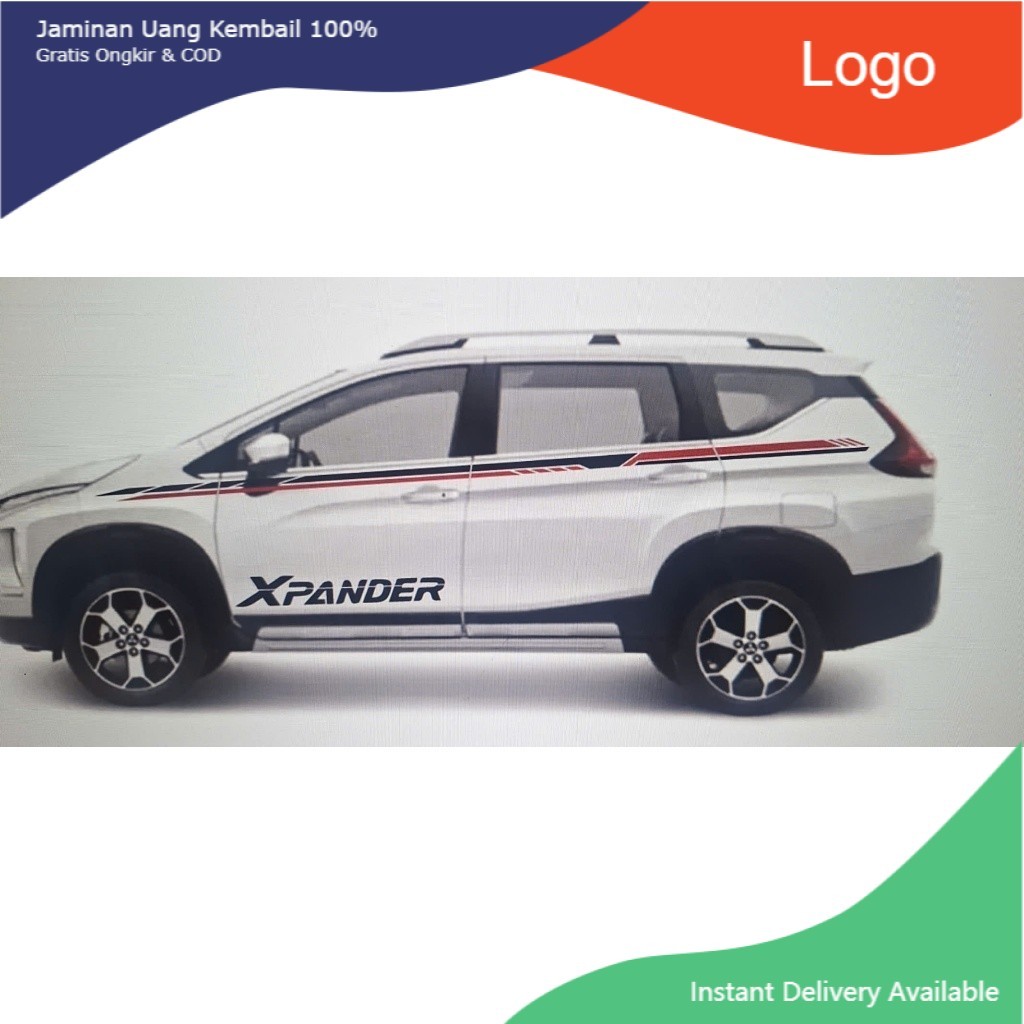 [ HOT ] สติ๊กเกอร์ Xpander รูปลอกรถ xpander มัลติเจน toyota Xpander สติ๊กเกอร์ติดรถ WRAP3 ขนาด 338x7