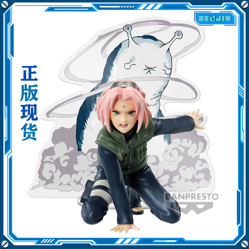 Wandai Genuine in Stock  Naruto Chunye Sakura Sakura New Sanren Prize figure Hand-Made