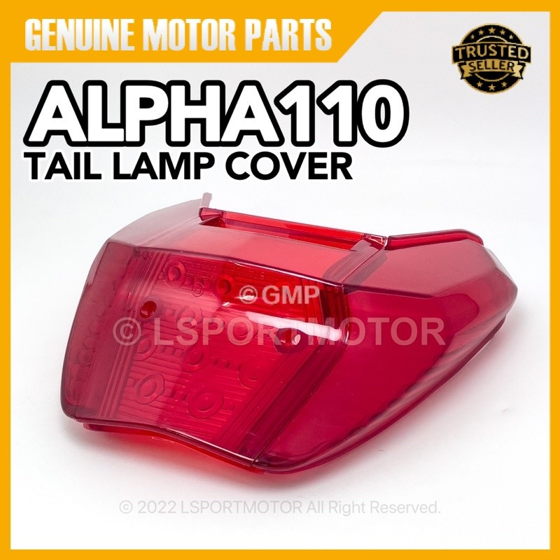 HONDA ALPHA110 TAIL LAMP COVER (STANDARD-RED) ALPHA 110 TAIL LENS