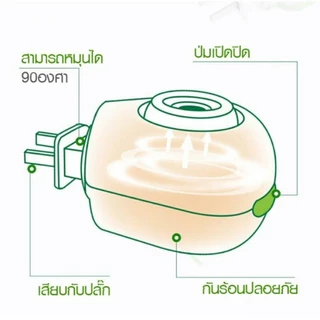 หัวปลั๊กเครื่องไล่ยุงไฟฟ้า แบบเสียบปลั๊กโดยตรง ใช้งานง่าย ใช้ร่วมกับน้ำยาไล่ยุงทั่วไปได้ทุกรุ่น