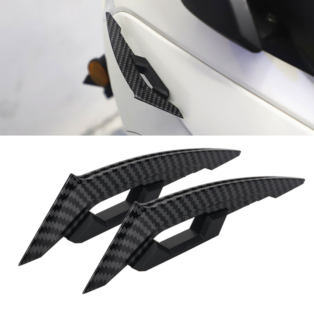 2pcs ชุดปีกรถจักรยานยนต์อุปกรณ์ตกแต่ง Winglet Universal สกู๊ตเตอร์ Plug and Play คลิก CBR R15 R3 MT 