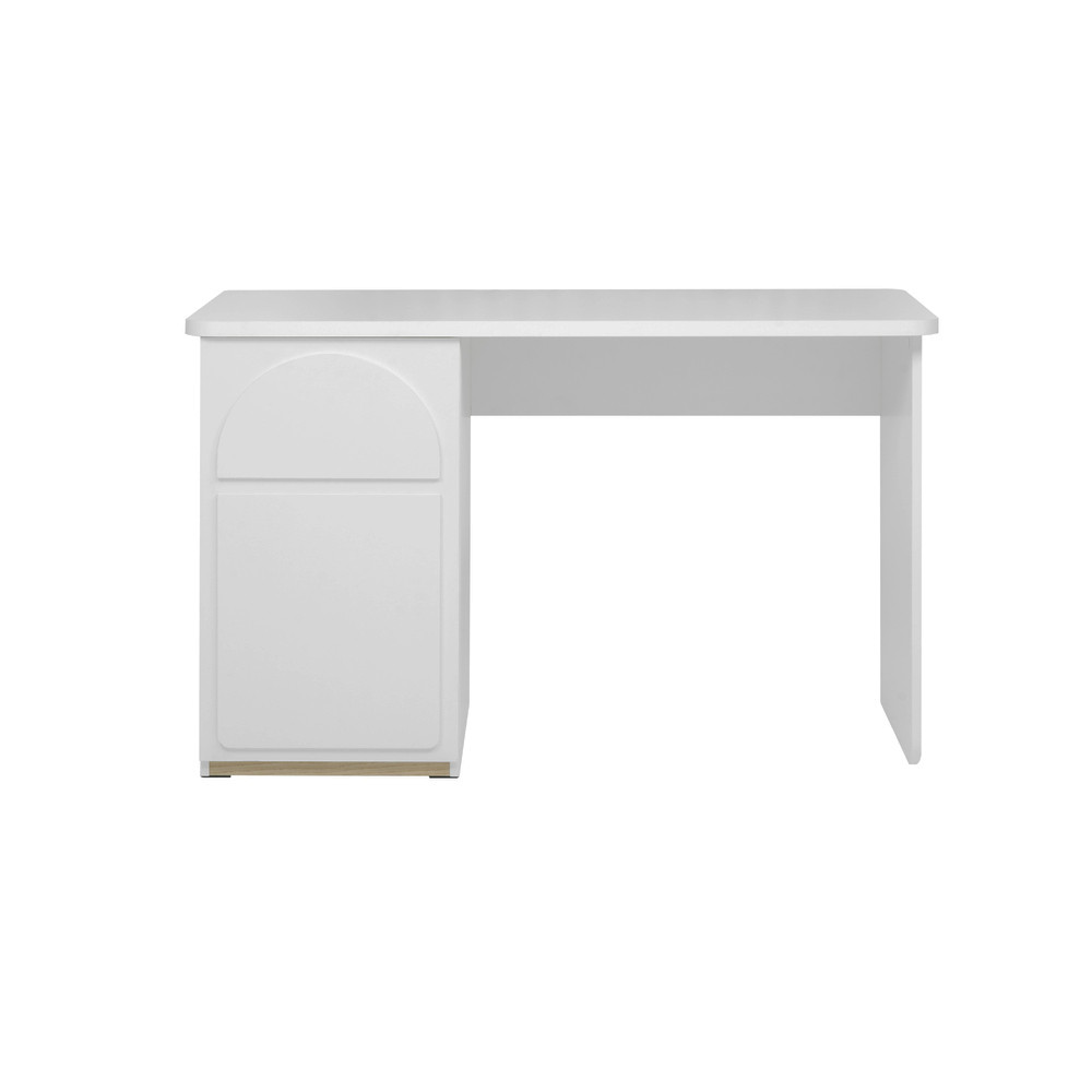 Koncept Furniture โต๊ะทำงาน KC-PLAY รุ่น NORDIS/DK120 cm. สีขาว-ลินเบิร์ก (120x50x75 ซม.)  แบรนด์ KONCEPT FURNITURE