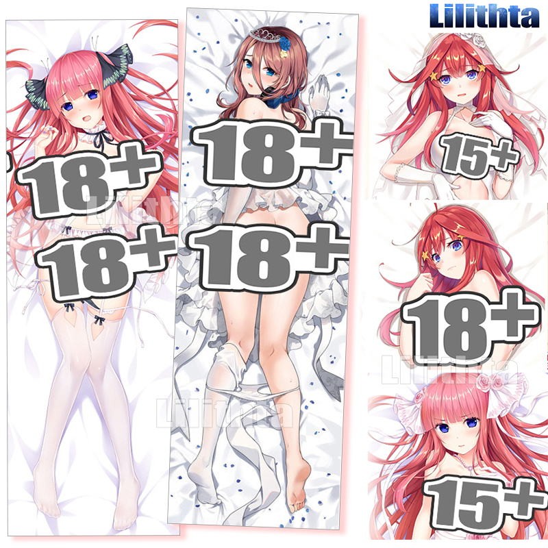 Dakimakura ปลอกหมอน Gotoubun ไม่มี hanayome Nakano Nino Miku Itsuki 5-toubun เกมอะนิเมะตัวอักษร Body