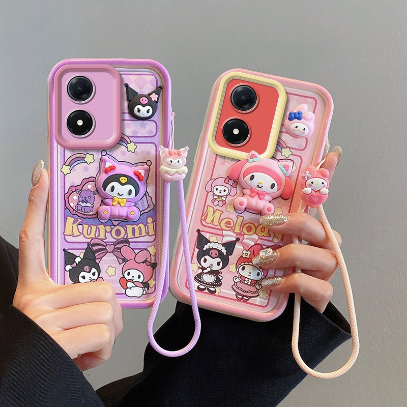 เคส vivo y02s เคสโทรศัพท์tpuตุ๊กตา3dน่ารักสําหรับเคสvivo y02s