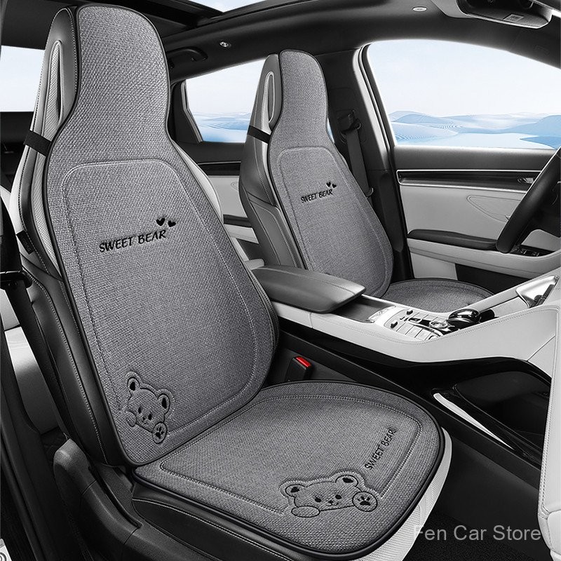 สําหรับ BYD Atto 3 ผ้าคลุมเบาะรถยนต์ลายการ์ตูนหมีน่ารัก อุปกรณ์รถยนต์