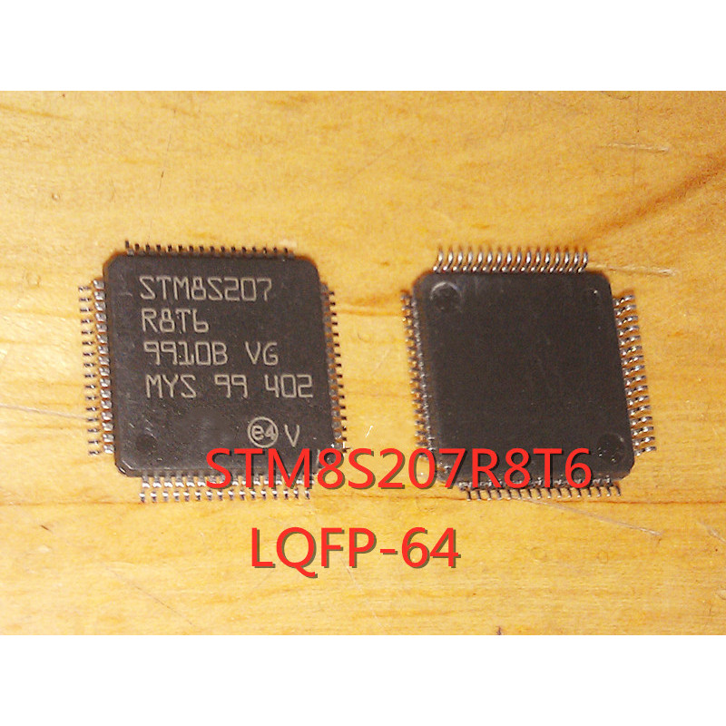 1 ชิ้น/ล็อต 100% คุณภาพ STM8S207R8T6 STM8S207 LQFP-64 SMD 8-bit microcontroller ในสต็อกใหม่เดิม