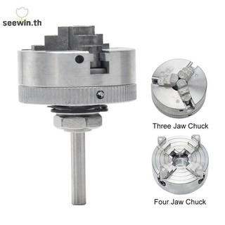 Seewin 3 สังกะสีอัลลอยด์เครื่องกลึง Chuck ไม้เปลี่ยน Clamp เจาะเครื่องมือเกลียวกลับสําหรับเครื่องเชื่อมต่อ Rod Chuck Hand เจาะเชื่อมต่อ Rod th
