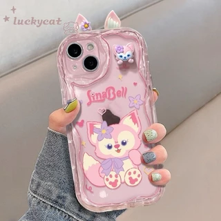 เคสโทรศัพท์มือถือแบบนิ่ม ใส ลายการ์ตูนหมีน่ารัก 3D DIY สําหรับ iPhone 15 14 13 12 11 Pro Max X Xr Xs Max 7 8 Plus SE2020