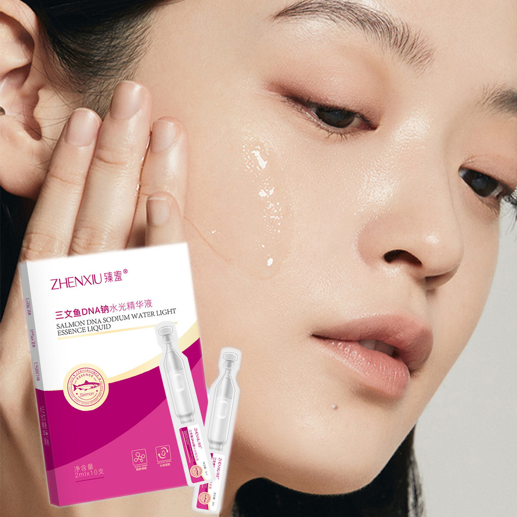 ZHENXIU Salmon DNA Sodium Water Light Facial Essence Liquid Delicate & Smooth PDRN Serum