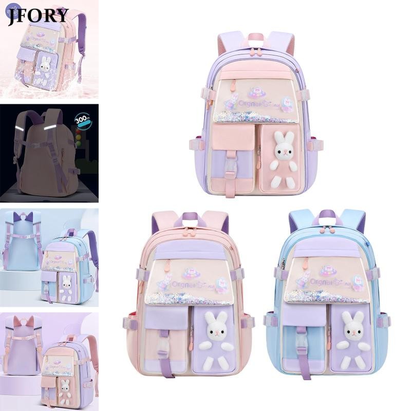 Jfory Kids Backpack Water Resistance Knapsack Girls Backpack School Bags Casual Daypack Shoulder Bag for Hiking, Travel,
