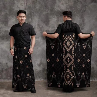 MUHANLU  ผ้าถุงผู้ชาย ผ้าถุงคุณภาพดีสีสันสดใส  เนื้อผ้าดี ไม่ลื่นกว้าง เย็บแล้ว 96ซม.ยาว116ซม.ส่งจากประเทศไทย